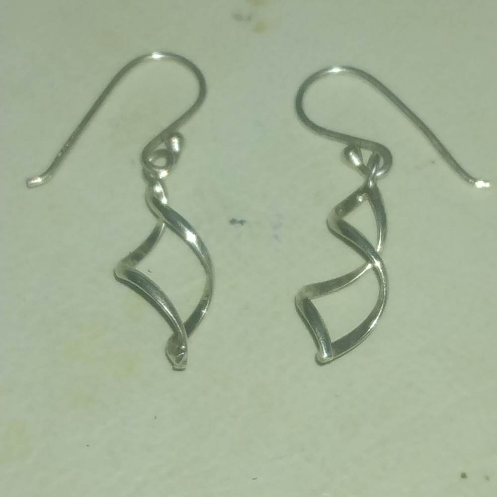 Small Twist 925 Earrings